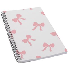 Pink Ribbons Pattern 5 5  X 8 5  Notebook by Littlebird