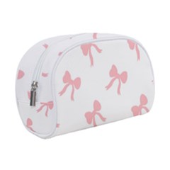 Pink Ribbons Pattern Make Up Case (small) by Littlebird