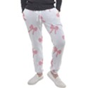 Pink bow pattern Men s Jogger Sweatpants View1