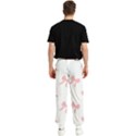 Pink bow pattern Men s Elastic Waist Pants View2