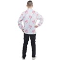 Pink bow pattern Men s Half Zip Pullover View2