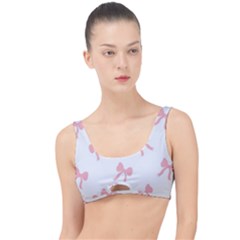 Pink Bow Pattern The Little Details Bikini Top by Littlebird