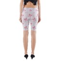 Pink bow pattern Yoga Cropped Leggings View2