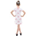 Pink bow pattern Kids  Cross Web Dress View2