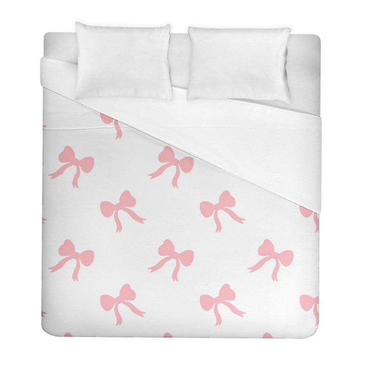 Pink bow cute pattern Duvet Cover (Full/ Double Size)