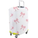 Pink bow cute pattern Luggage Cover (Large) View2