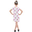 Tulips watercolor Pattern Kids  Cross Web Dress View2