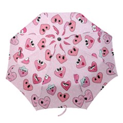 Emoji Heart Folding Umbrellas by SychEva