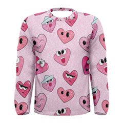 Emoji Heart Men s Long Sleeve Tee by SychEva