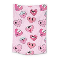 Emoji Heart Small Tapestry by SychEva