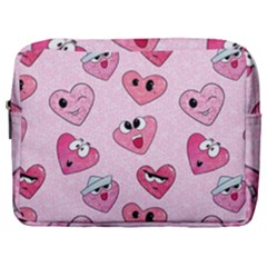 Emoji Heart Make Up Pouch (large) by SychEva