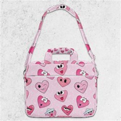 Emoji Heart Macbook Pro Shoulder Laptop Bag  by SychEva