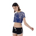 Kingdom of the sky Tie Back Short Sleeve Crop Tee View2