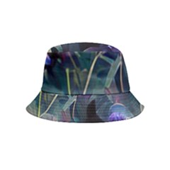 Dark Floral Bucket Hat (kids) by Dazzleway