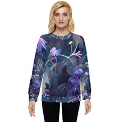 Dark Floral Hidden Pocket Sweatshirt