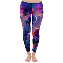 Floral Classic Winter Leggings