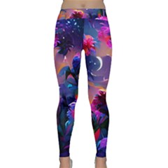 Floral Classic Yoga Leggings by Dazzleway