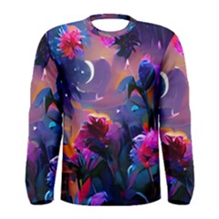 Floral Men s Long Sleeve Tee