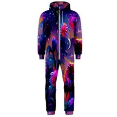 Floral Hooded Jumpsuit (men) by Dazzleway