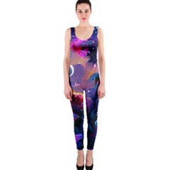 Floral One Piece Catsuit by Dazzleway