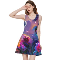 Floral Inside Out Racerback Dress by Dazzleway