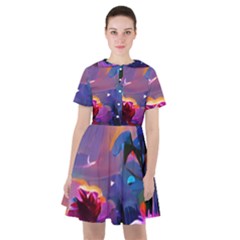 Floral Sailor Dress by Dazzleway