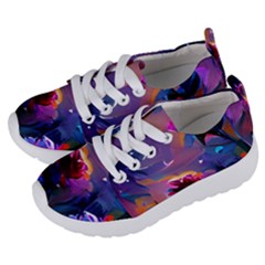 Floral Kids  Lightweight Sports Shoes by Dazzleway