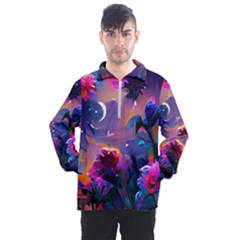 Floral Men s Half Zip Pullover