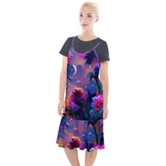 Floral Camis Fishtail Dress by Dazzleway