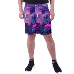 Floral Men s Pocket Shorts by Dazzleway