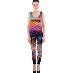 Galaxy Glass One Piece Catsuit by Dazzleway