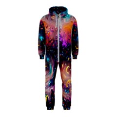 Galaxy Glass Hooded Jumpsuit (kids) by Dazzleway