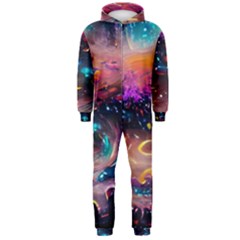 Galaxy Glass Hooded Jumpsuit (men) by Dazzleway