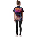 Galaxy glass Kids  Short Sleeve Shirt View2