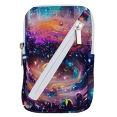 Galaxy Glass Belt Pouch Bag (large) by Dazzleway