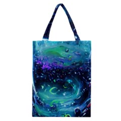 Blue Galaxy Classic Tote Bag by Dazzleway