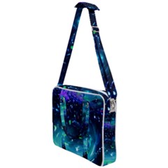 Blue Galaxy Cross Body Office Bag by Dazzleway