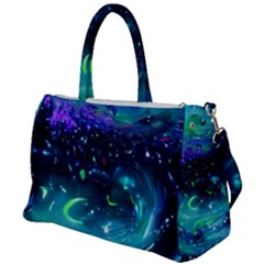 Blue Galaxy Duffel Travel Bag by Dazzleway