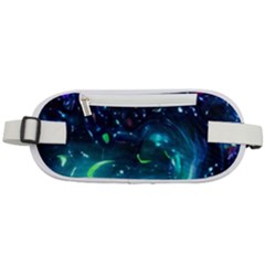 Blue Galaxy Rounded Waist Pouch by Dazzleway