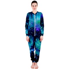 Blue Galaxy Onepiece Jumpsuit (ladies) by Dazzleway