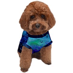 Blue Galaxy Dog T-shirt by Dazzleway