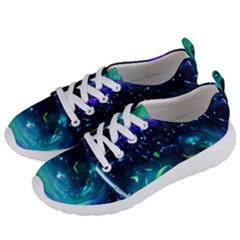 Blue Galaxy Women s Lightweight Sports Shoes by Dazzleway