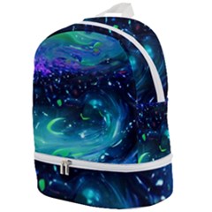 Blue Galaxy Zip Bottom Backpack