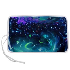 Blue Galaxy Pen Storage Case (s) by Dazzleway