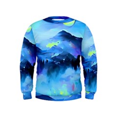 Moon Mountains Kids  Sweatshirt