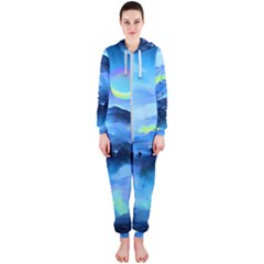 Moon Mountains Hooded Jumpsuit (ladies) by Dazzleway