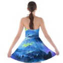 Moon mountains Strapless Bra Top Dress View2