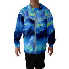 Moon Mountains Kids  Hooded Windbreaker