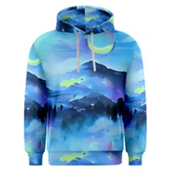 Moon Mountains Men s Overhead Hoodie