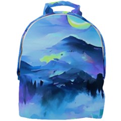 Moon Mountains Mini Full Print Backpack by Dazzleway